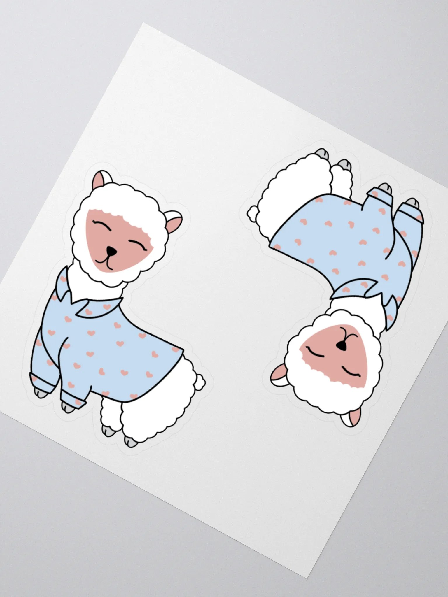 Llama in Pajamas Sticker | Cute Animal Sticker product image (3)