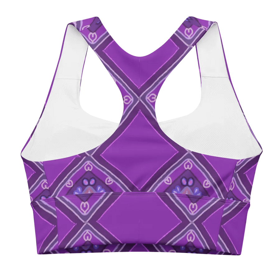 Purple_Pattern Sports Bra product image (1)