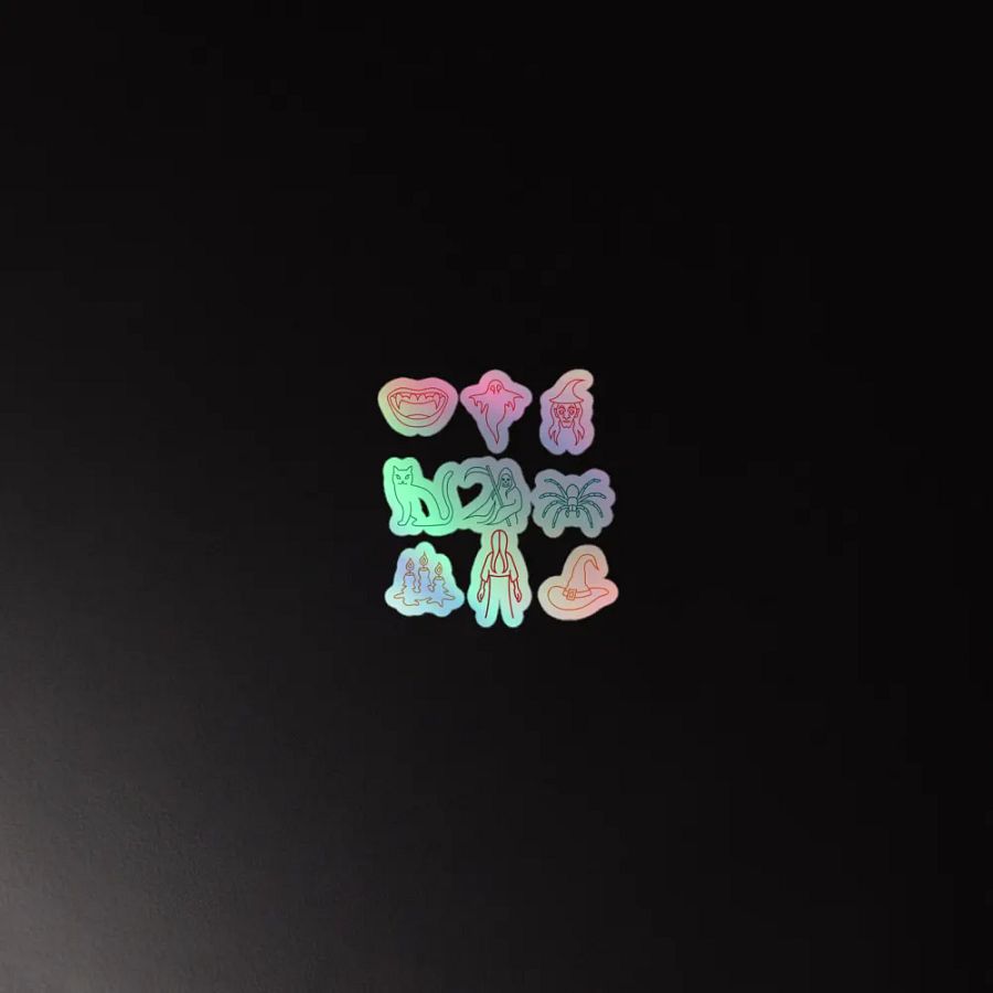 Halloween Holographic Sticker Spectacle product image (7)