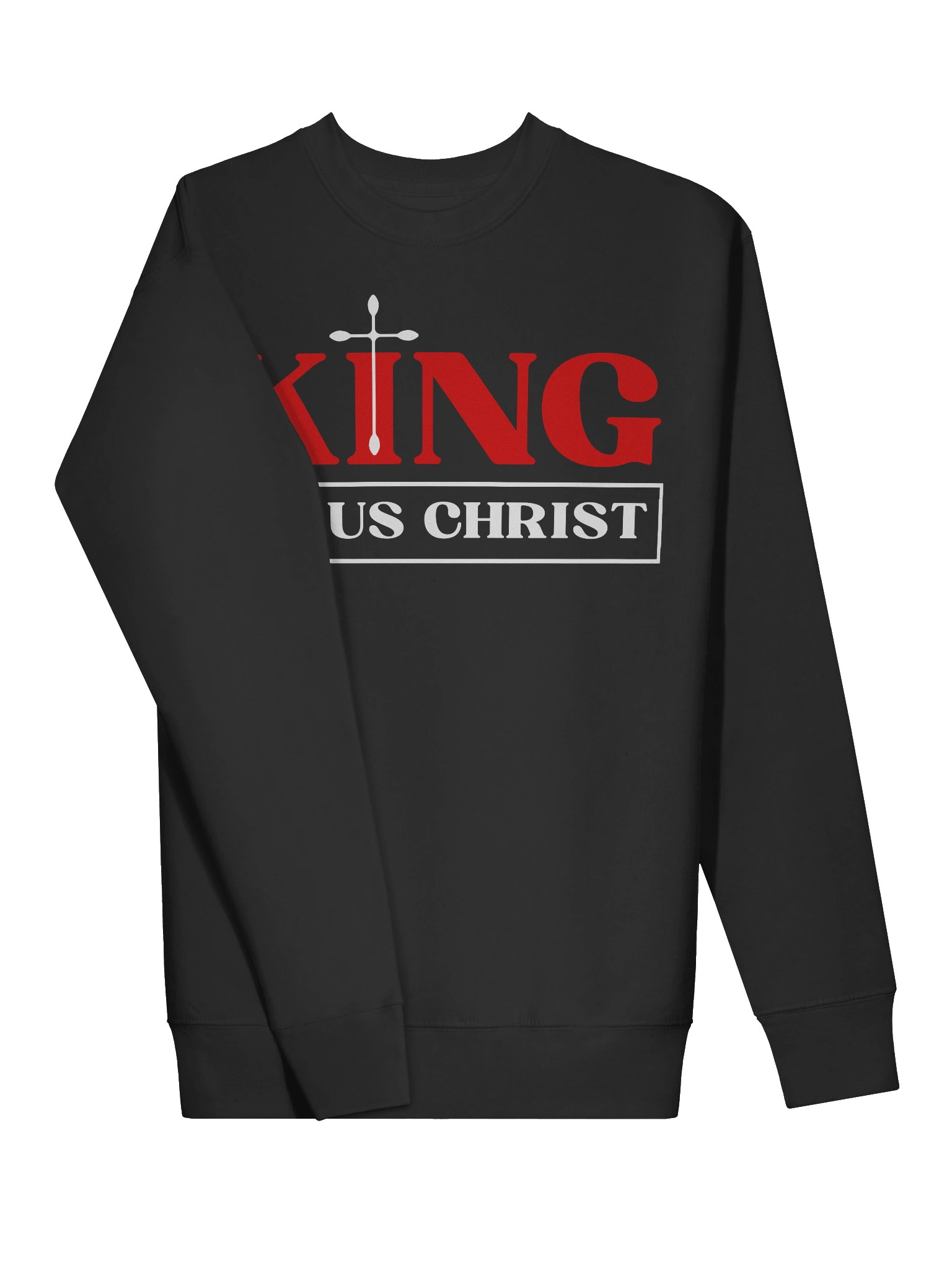 King Jesus Christ Christian Sweater | Faith-Filled Winter Apparel for Believers | Raise2shine product image (4)