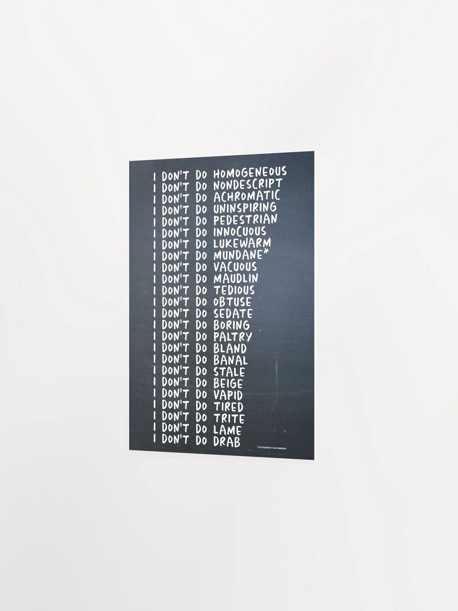 Mundane Series - justadandak.com [I don't do / no colour / portrait] product image (2)