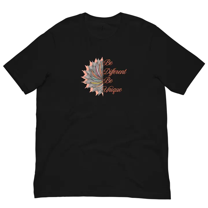 Unique Colourful Flower Unisex Eco T-Shirt product image (2)