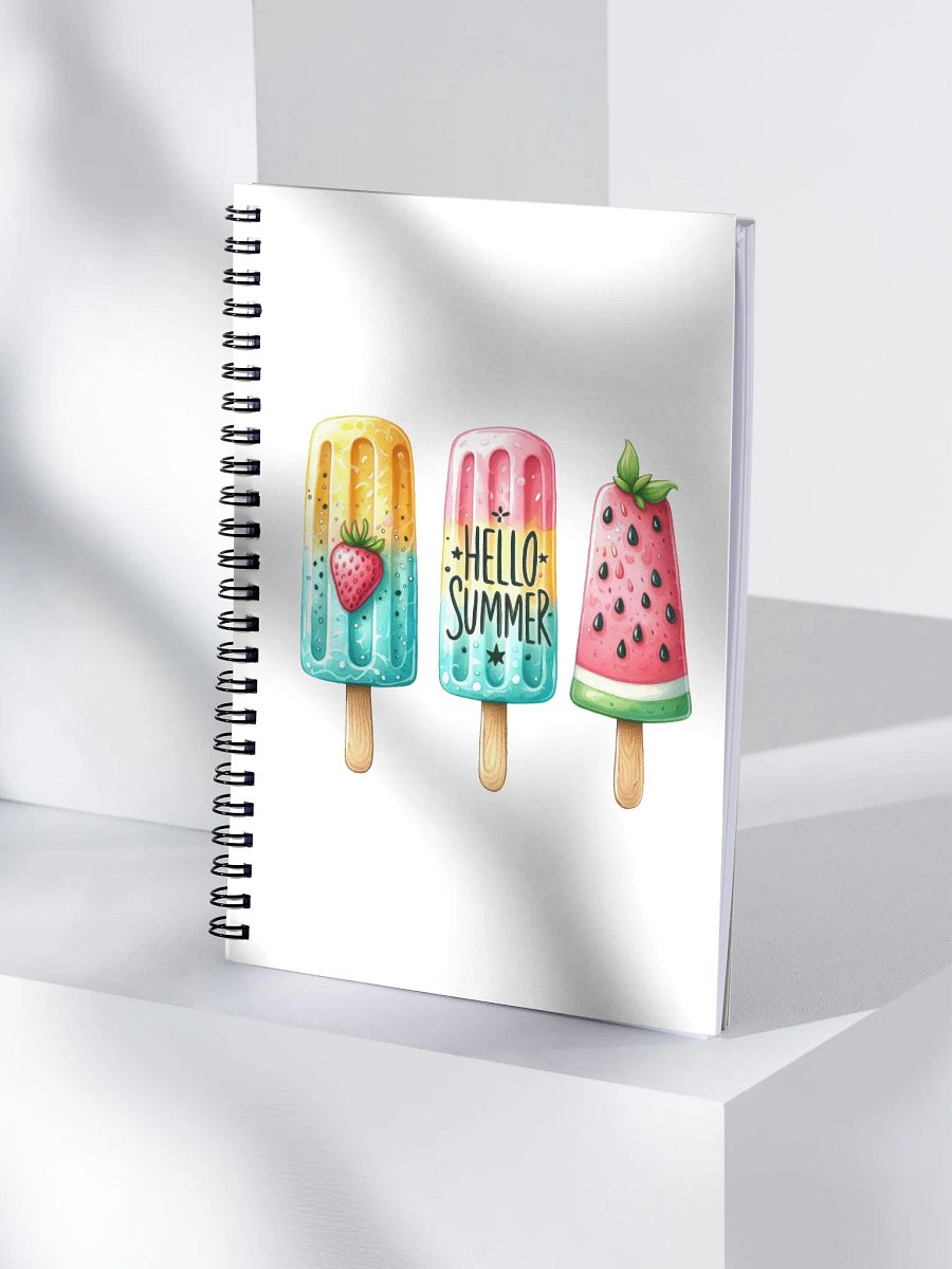 Summer Popsicle Delight Spiral Notebook product image (4)