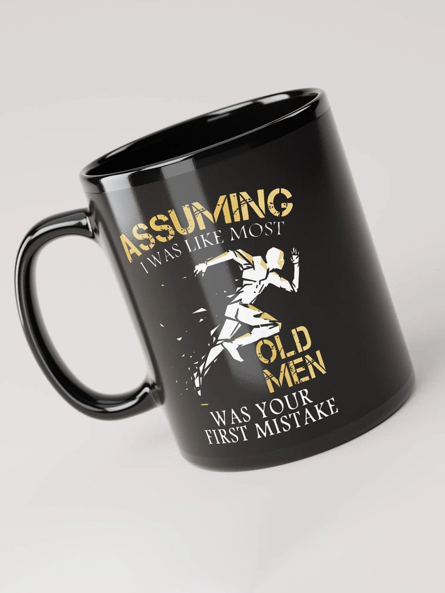 Running runner old man - Glossy Mug product image (3)