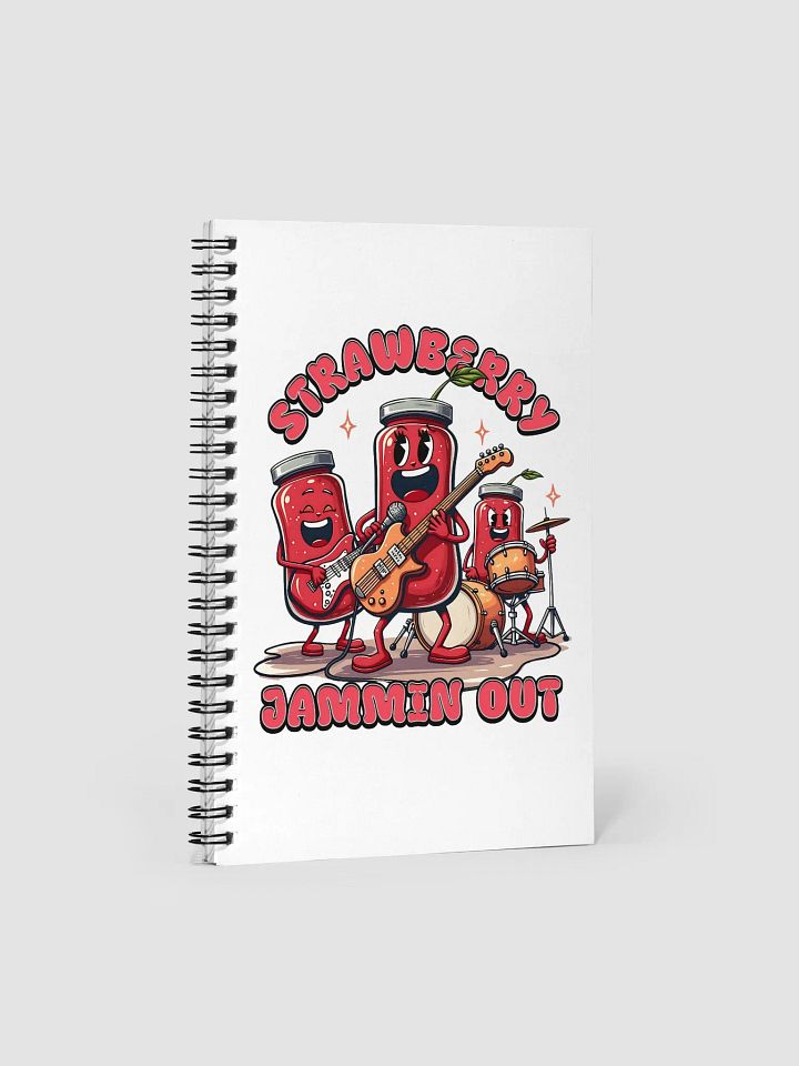 Strawberry Jammin Out Jars Spiral Notebook product image (2)