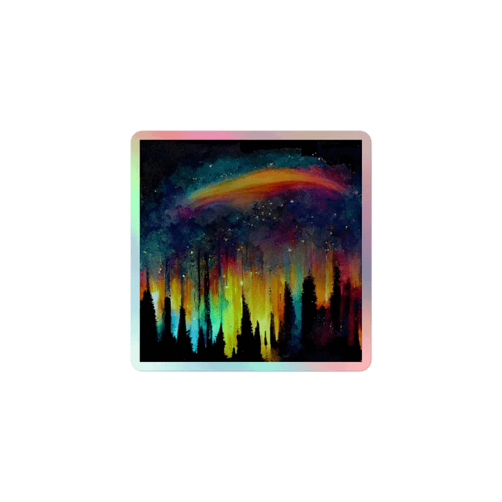 Holographic 3D Sticker Delight product image (1)