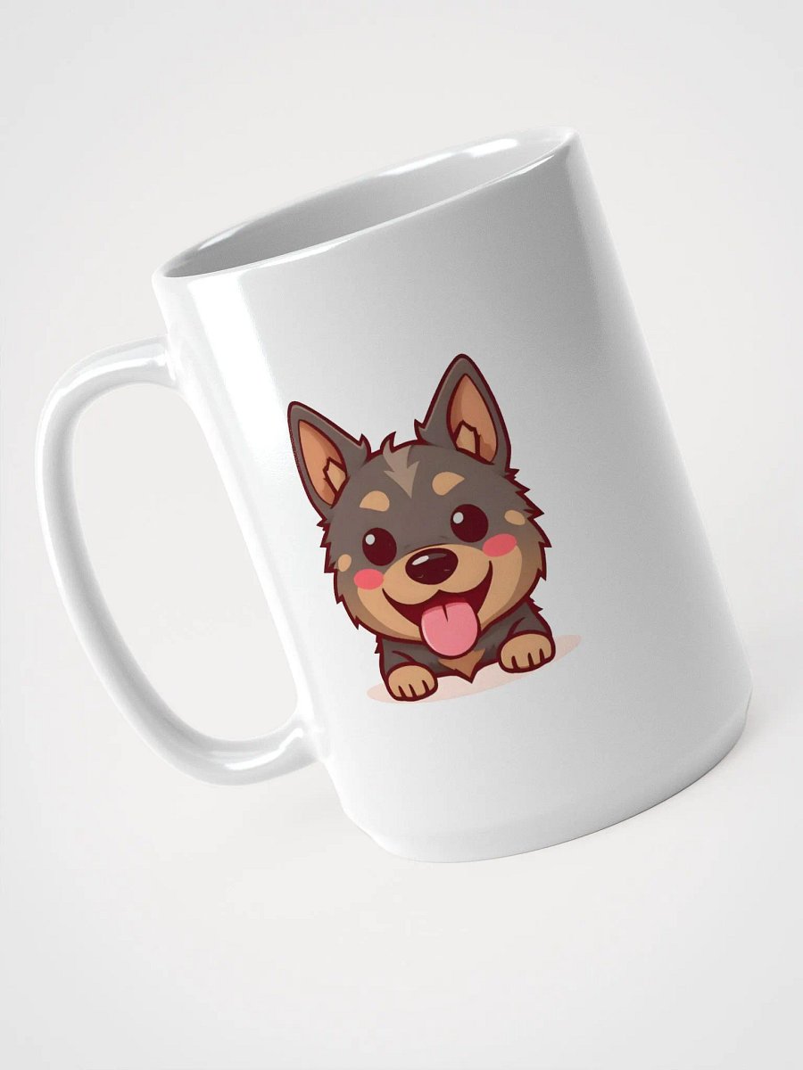 Adorable Lancashire Heeler Cartoon White Glossy Mug product image (3)
