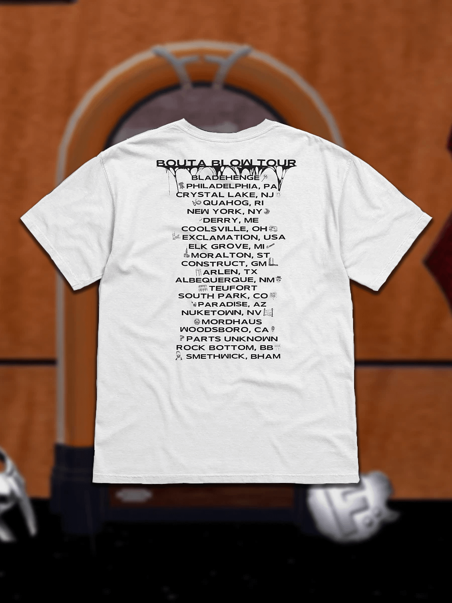 BoomHour Tour Shirt - White product image (2)