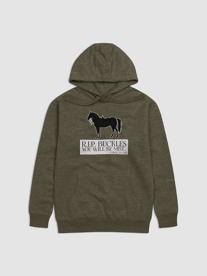"R.I.P. Buckles" Hoodie || Forge of Lore product image (1)