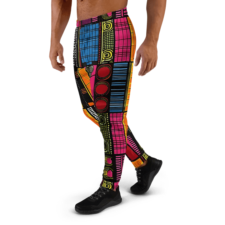 Customizable Ornate African Kente Joggers product image (1)