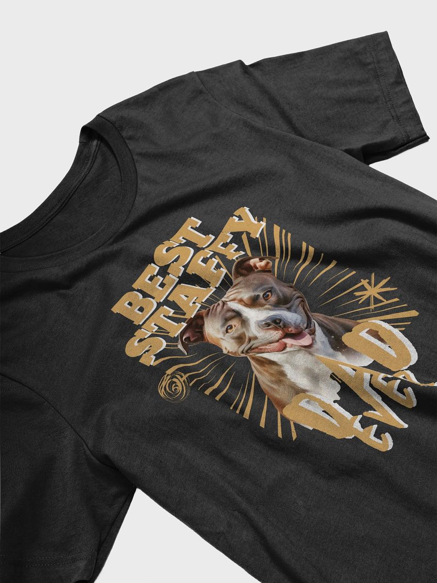 Yellow Best Staffy Dad Ever Regular Fit T-shirt product image (6)