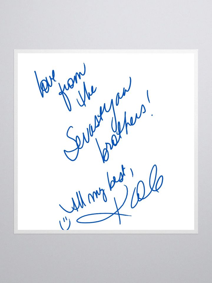 Digitally Signed Game Maker Bookplate Sticker product image (1)