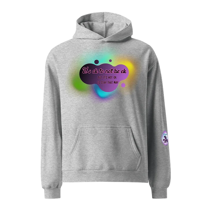 Mental Health Oversized Hoody w/ back message product image (1)