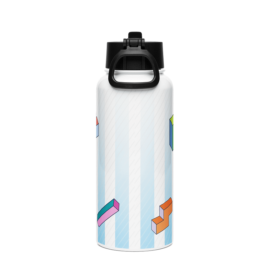 Level Up Geometric Stainless Steel Water Bottle product image (2)