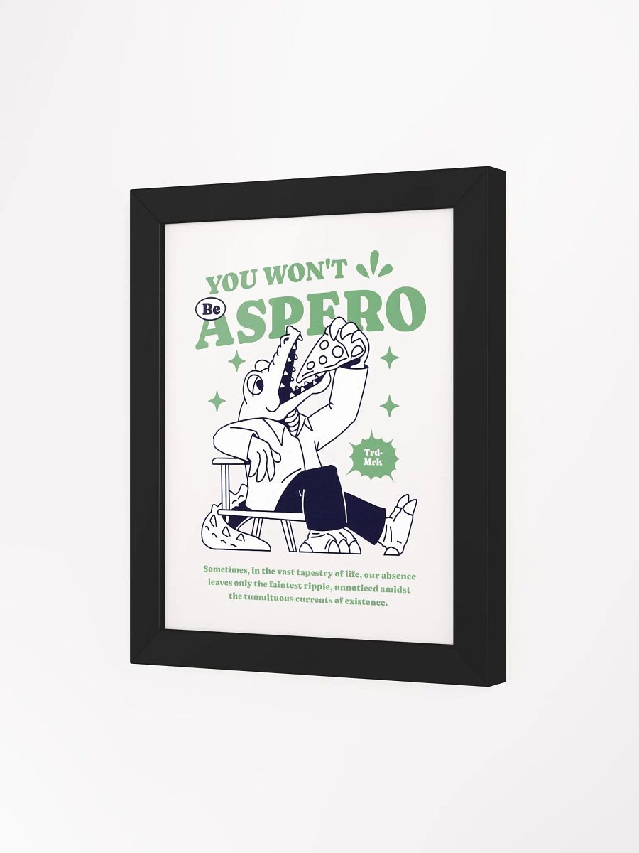 Reclining Crocodile Pizza Party Poster product image (78)
