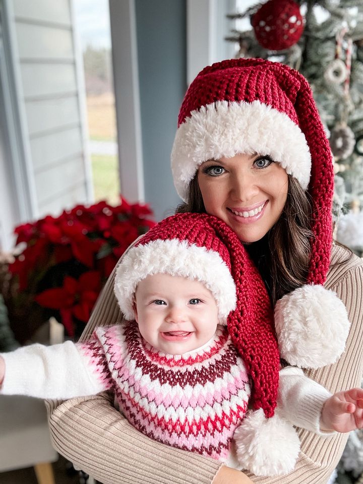 Bulky & Quick Santa Hat Crochet Pattern product image (1)