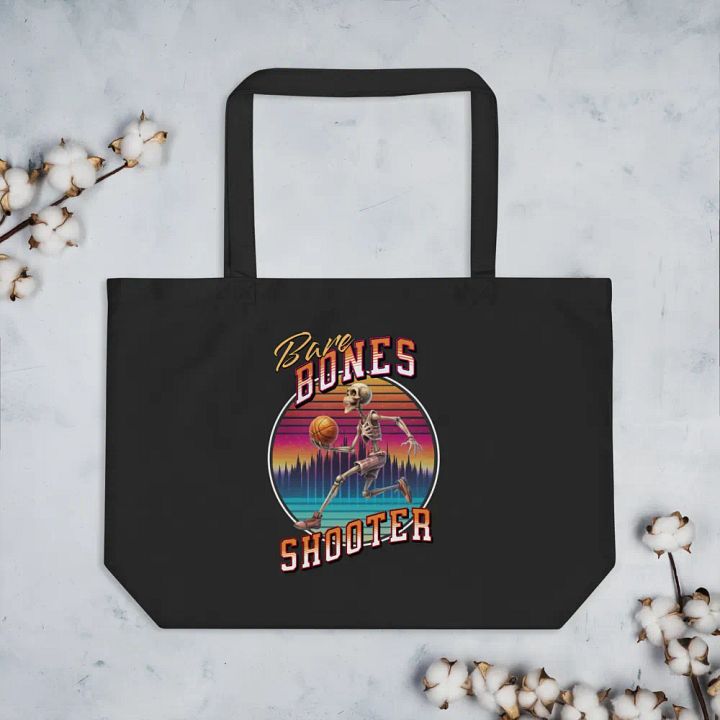 Bare Bones Shooter Sunset Skeleton Basketball Tote product image (2)