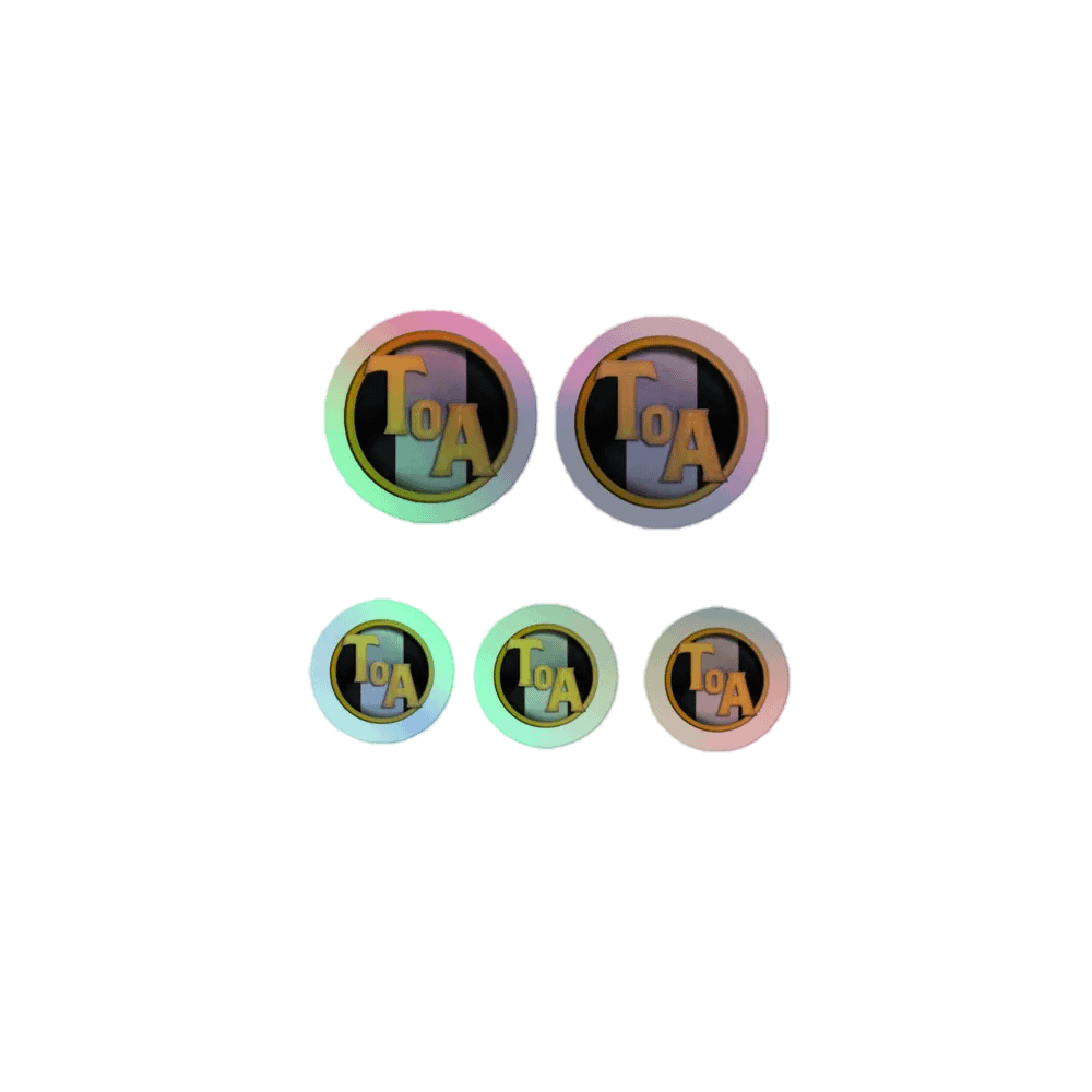 Tournament of Ages - Small Logo - Holo Sticker Sheet product image (1)