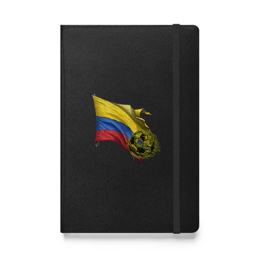 Colombia Flag Soccer Stripes Hardcover Journal product image (1)