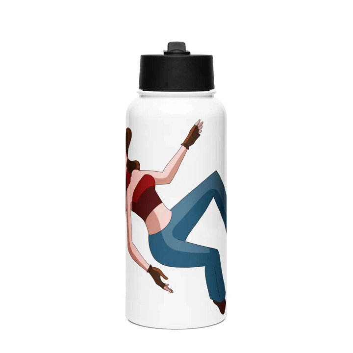 Stainless Steel Water Bottle with a Straw Lid product image (1)