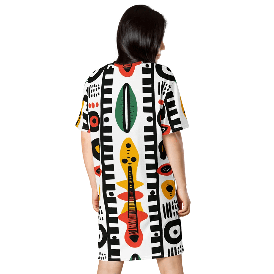 Afrobeat Harmony T-Shirt Dress product image (12)