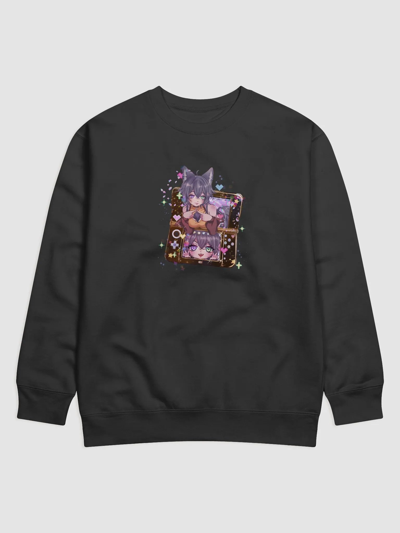 WolfcatRisi Gamer Waifu Premium Sweatshirt product image (1)