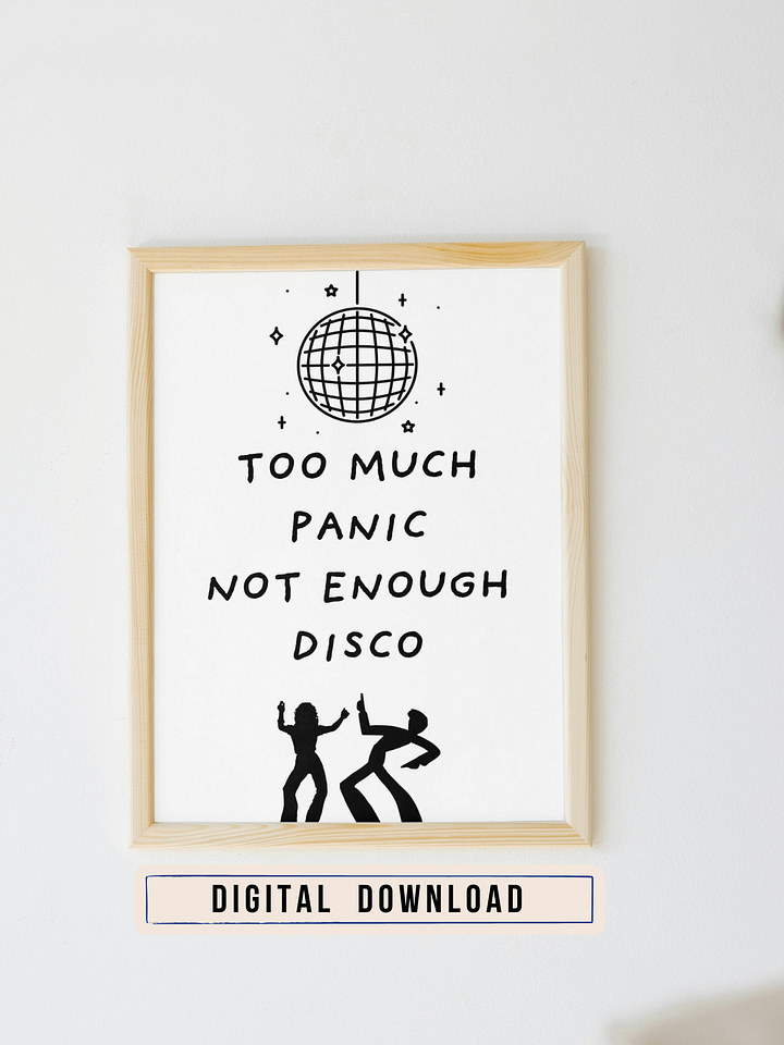 Too Much Panic, Not Enough Disco product image (1)