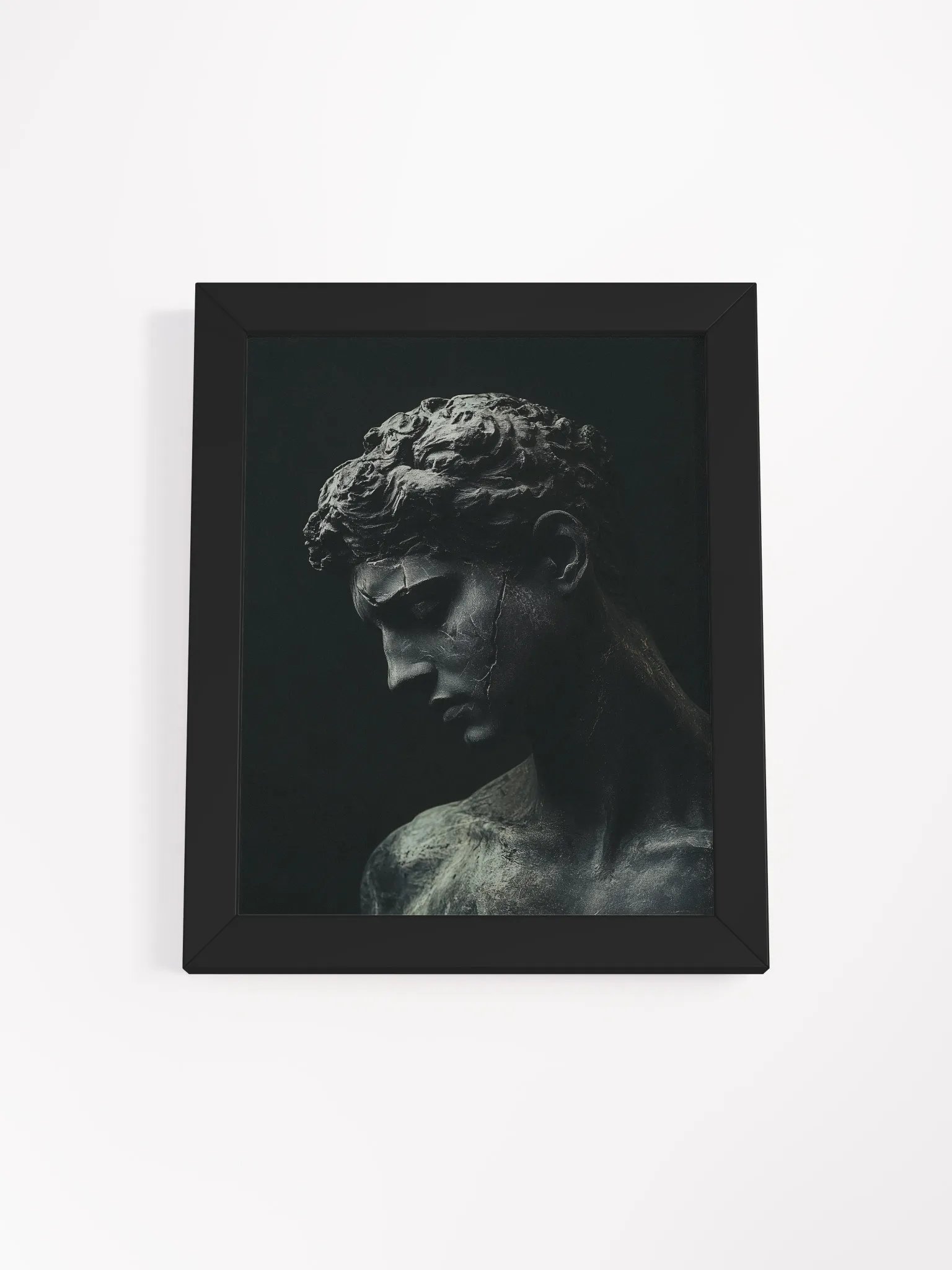 Echo of Silence Wood Framed Matte Poster product image (11)