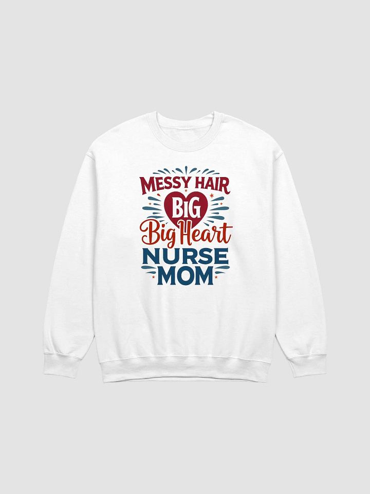 Big Heart Nurse Mom Crewneck Sweatshirt product image (8)