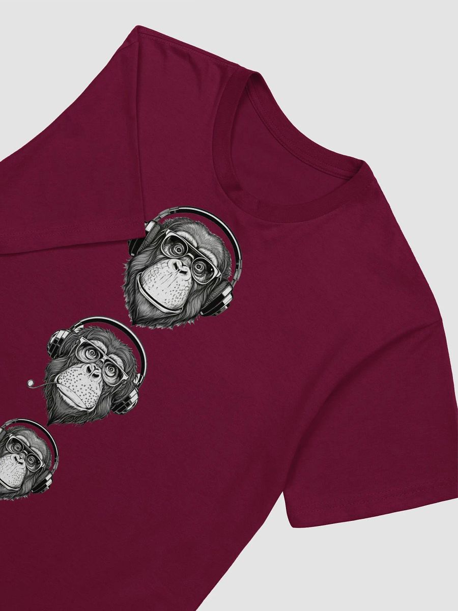 Monkey Business Mens T Shirt (Tri Chimp) product image (4)