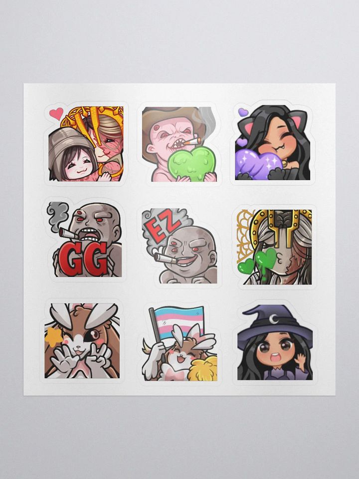Jawdzzzz Multi Sticker Pack product image (1)
