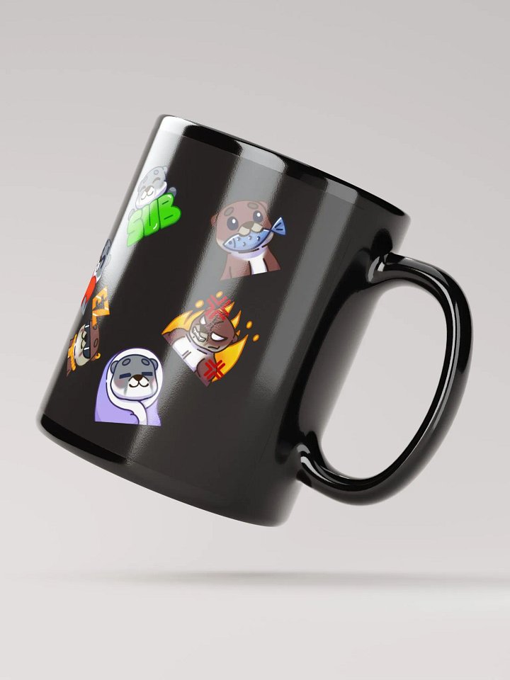 Mug noir émotes product image (2)