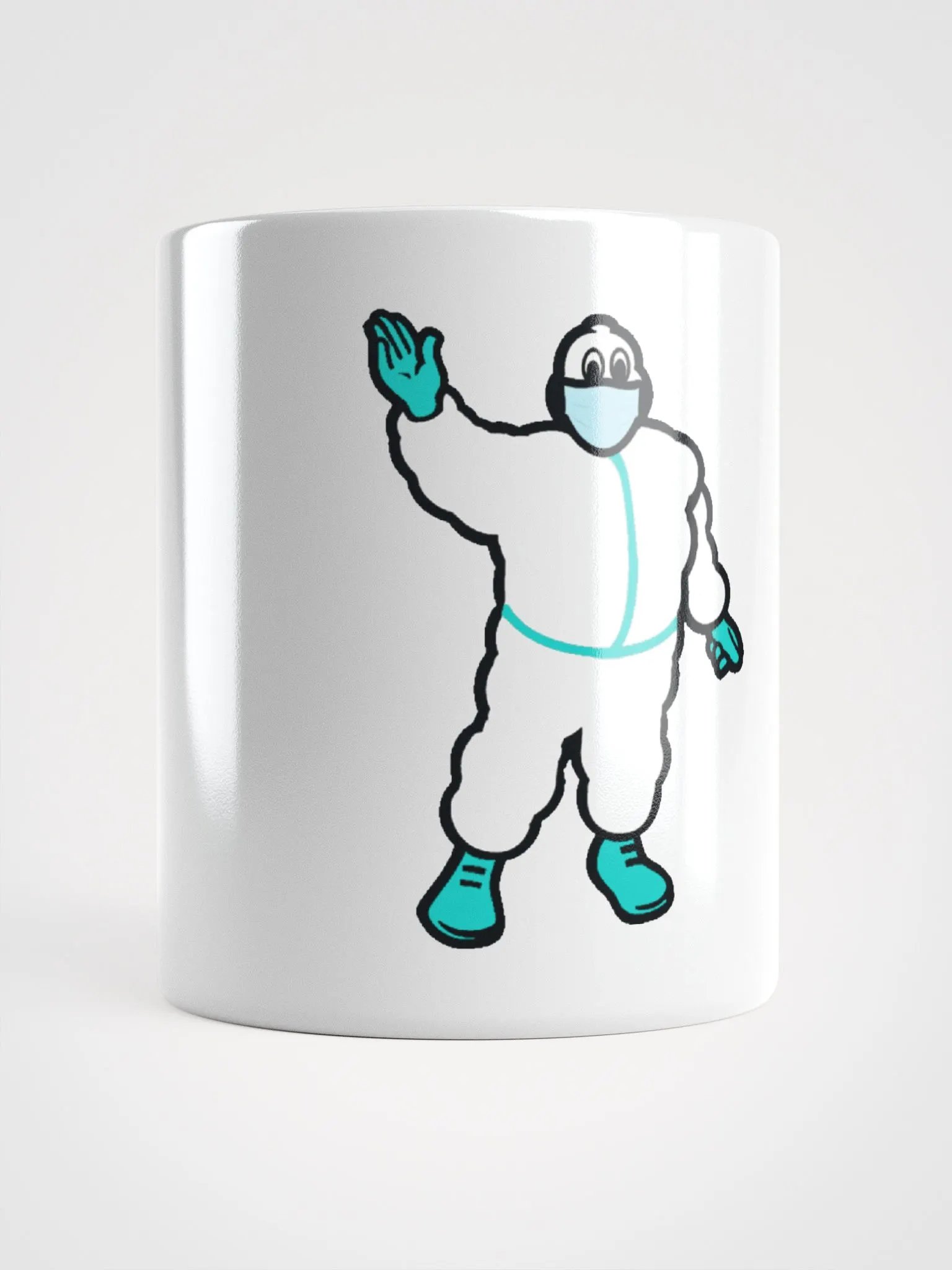 Dr Bibendum White Glossy Mug product image (1)