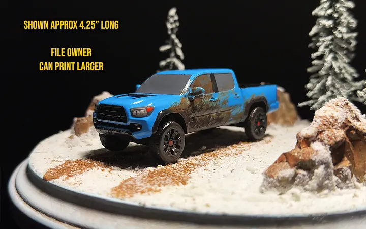 3rd Gen Tacoma Short Bed With Scoop - 3D Print File product image (2)