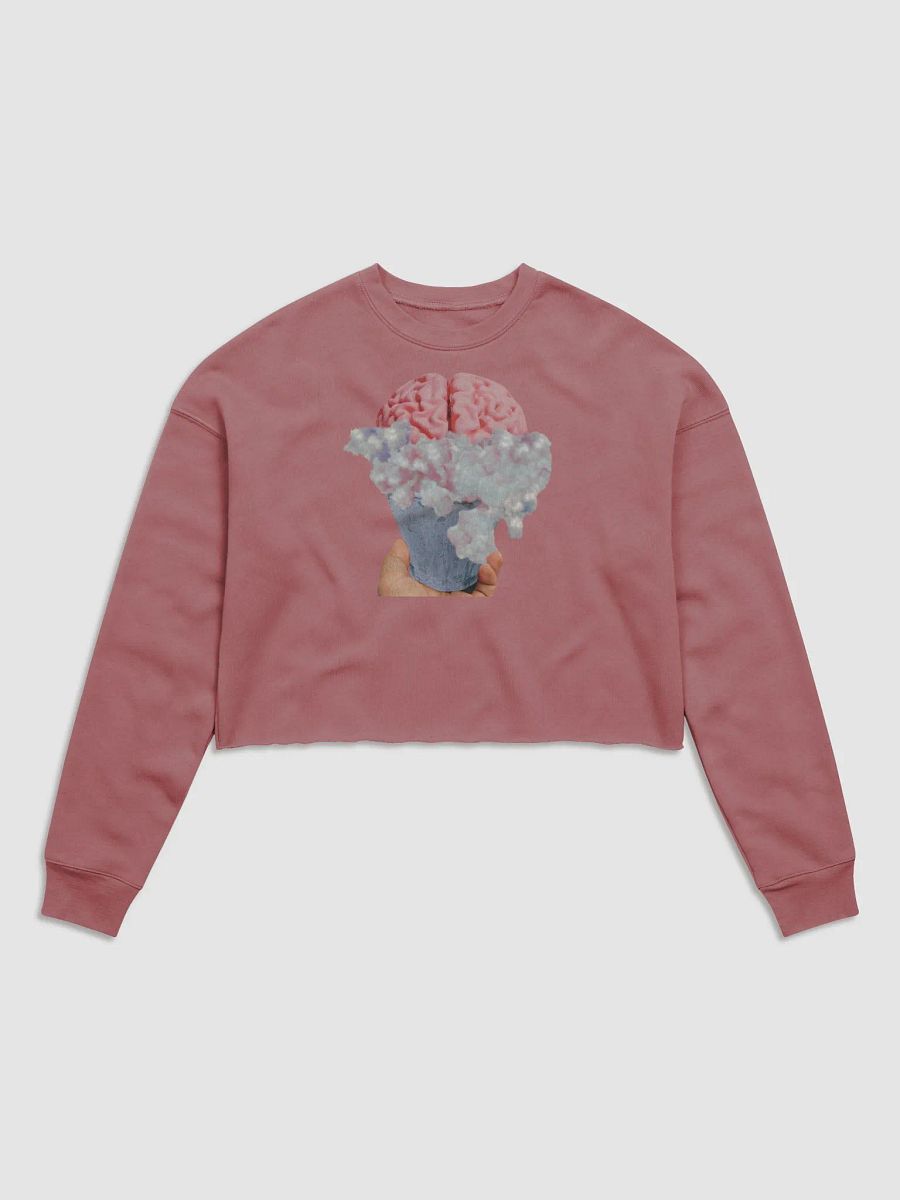 Brain Bath Cropped Sweatshirt product image (17)
