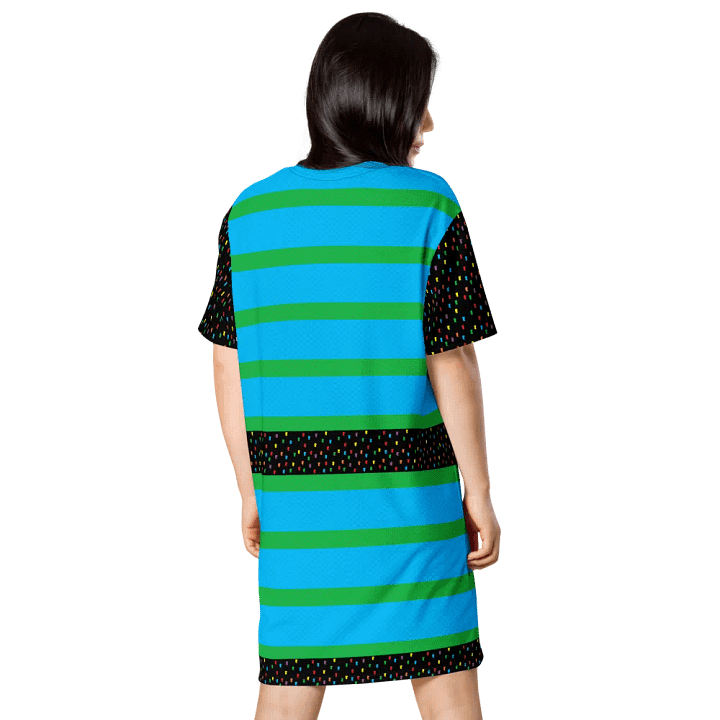 Tshirt Dress - Confetti and 8-Bit Bars product image (2)