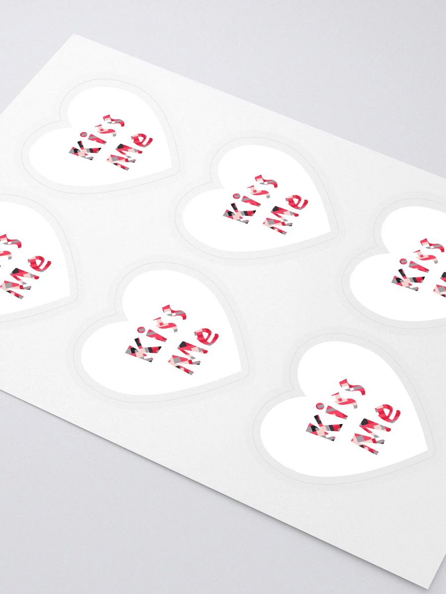KISS ME TEXT ON WHITE product image (2)