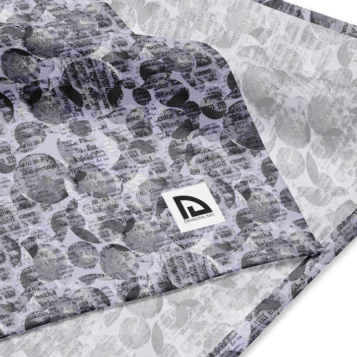 Indigo inscriptions Bandana product image (4)