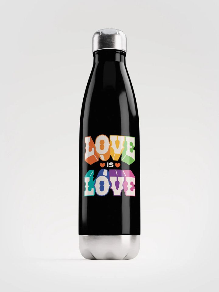 Love Is Love Stainless Steel Water Bottle product image (1)