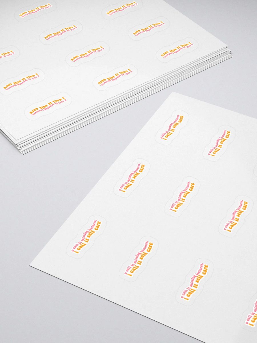 Self Care Sticker (SMALL Sheet) product image (4)