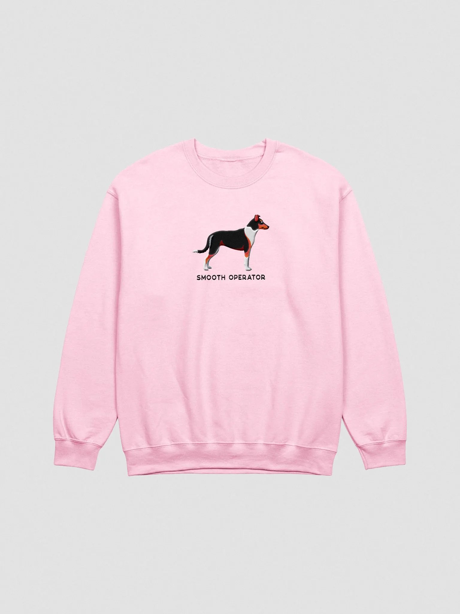 Smooth Operator Sweatshirt (Embroidered) of a Smooth Collie(Tricolor) product image (4)