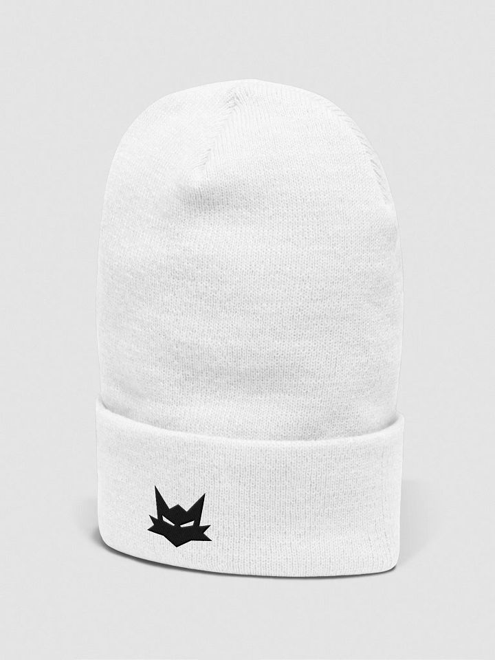 Bonnet à Revers Blanc - Logo Renard, Taille Unique product image (2)