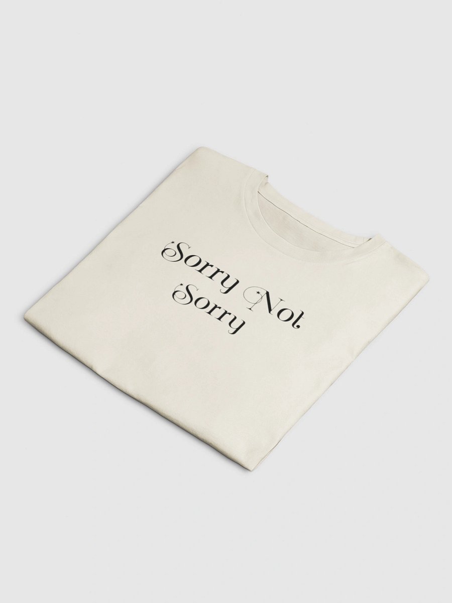 Sorry Not Sorry Sarcastic Quote Baby Tee - Bold Statement Shirt product image (18)