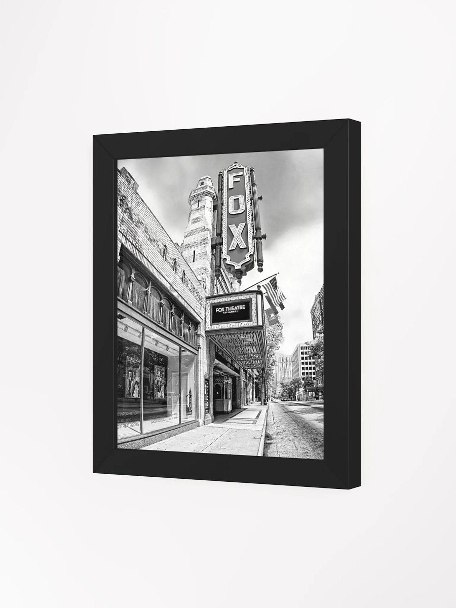 The Fox Theatre – Atlanta Black And White Framed Poster product image (3)