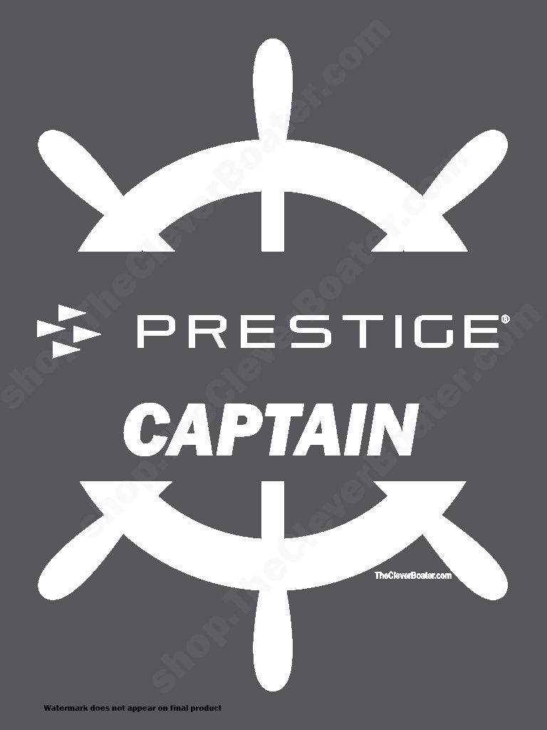 Prestige Captain - T-Shirt - Dark Shirt w/White Logo product image (2)