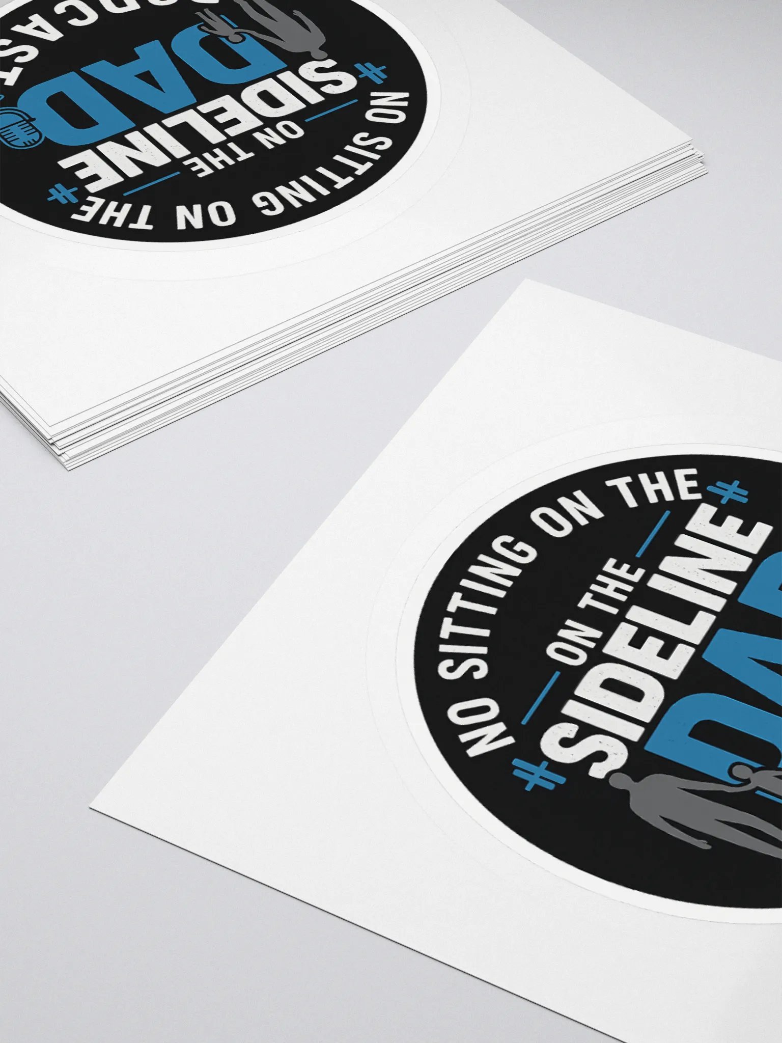 “No Sideline Dad Podcast” Premium Vinyl Sticker product image (15)