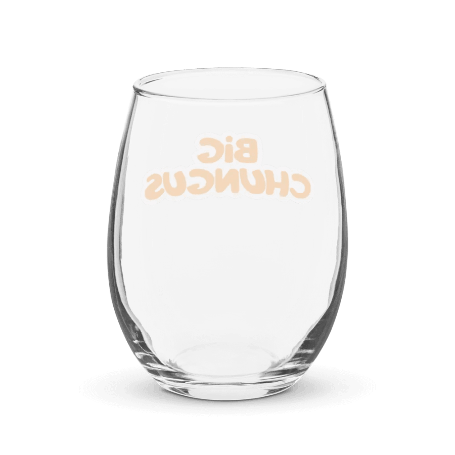 Big Chungus wine glass product image (7)