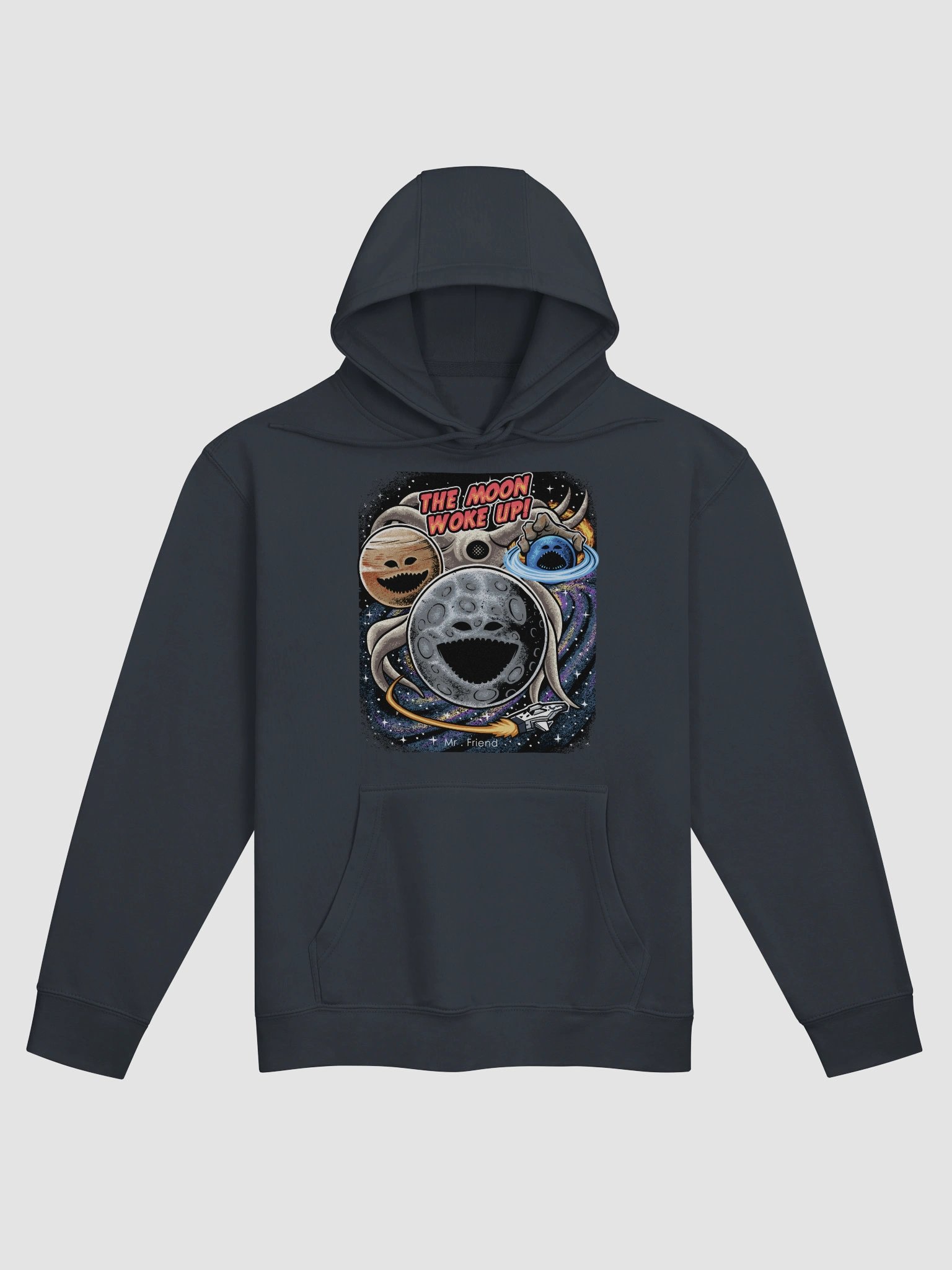 The Moon Woke Up Retro VHS Standard Hoodie product image (2)
