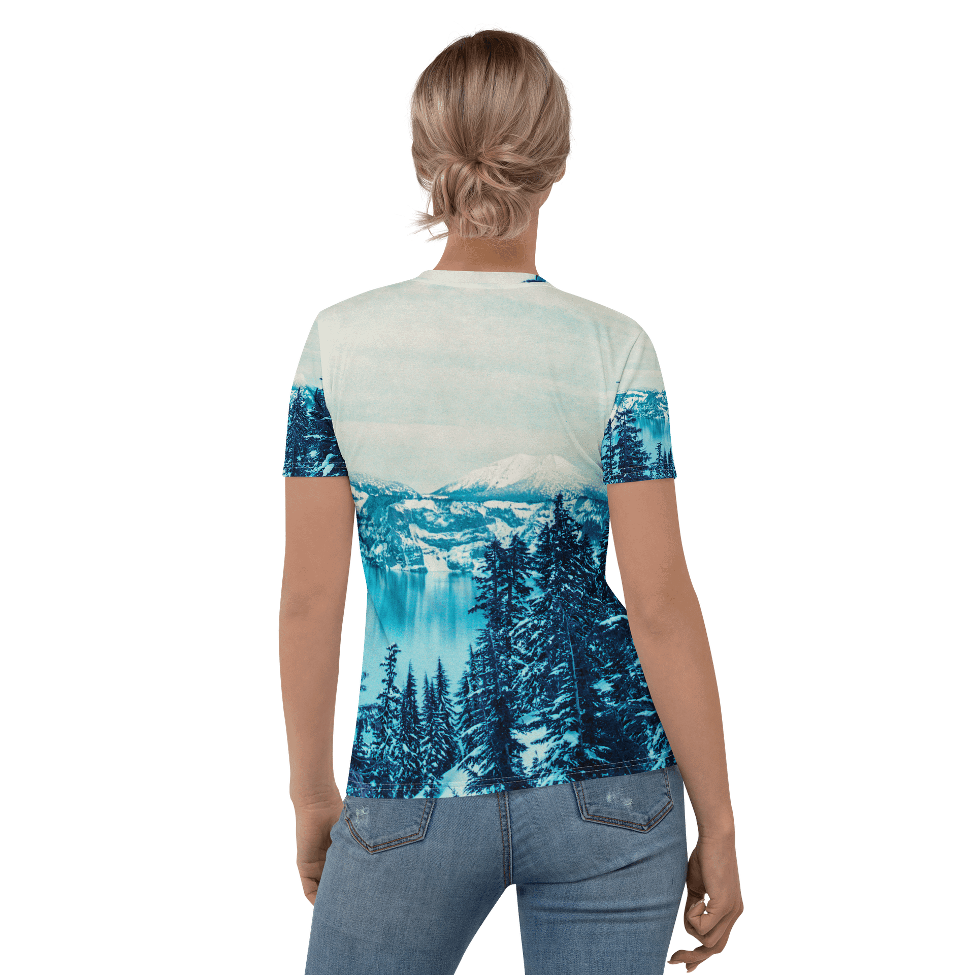 Crater Lake Lomopurple Baby Doll T-Shirt product image (1)