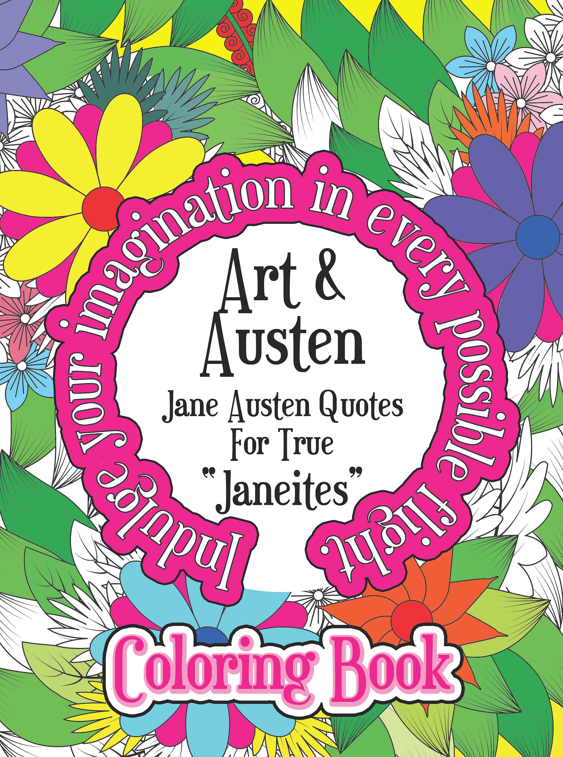 Art and Austen Coloring Book | Jane Austen Fans | Janeites | Jane Austen Quotes | Pride & Prejudice | Emma | Persuasion | Mansfield Park product image (1)